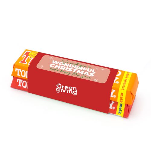 Doppelter Tony's Chocolonely Weihnachtsriegel (50 + 50 Gr.) - Bild 1